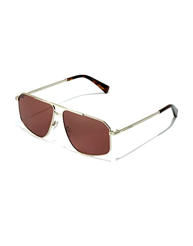 HAWKERS Unisex Poker Rosewood Sonnenbrille, Brown · Gold, Adulto von HAWKERS