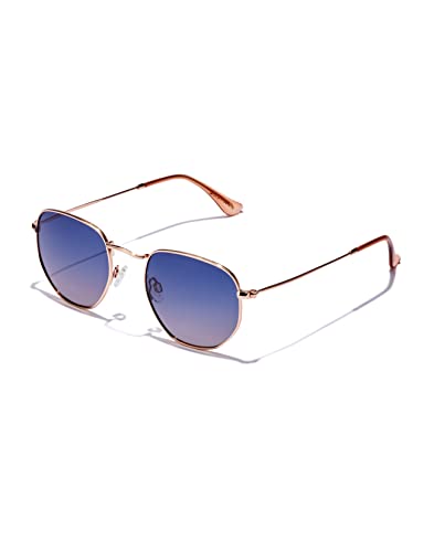 HAWKERS Unisex Sixgon Drive Sonnenbrille, Blue Polarized · Rosegold Ct, Adulto von HAWKERS