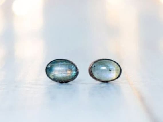 Labradorit Ohrringe | Ohrstecker von HAWKHOUSE