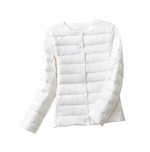 Daunenjacke Damen Leicht Leichte Steppjacke Damen Dünne Puffer Jacke Damen Ultraleichte Daunen Steppjacke Leichter Steppmantel Damen Leicht Puffer Mantel Down Jacket Women Daunenmantel Damen Weiß M Daunenjacke Damen Leicht Leichte Steppjacke Damen Dünne Puffer Jacke Damen Ultraleichte Daunen Steppjacke Leichter Steppmantel Damen Leicht Puffer Mantel Down Jacket Women Daunenmantel Damen Weiß M von HAXNOHEY