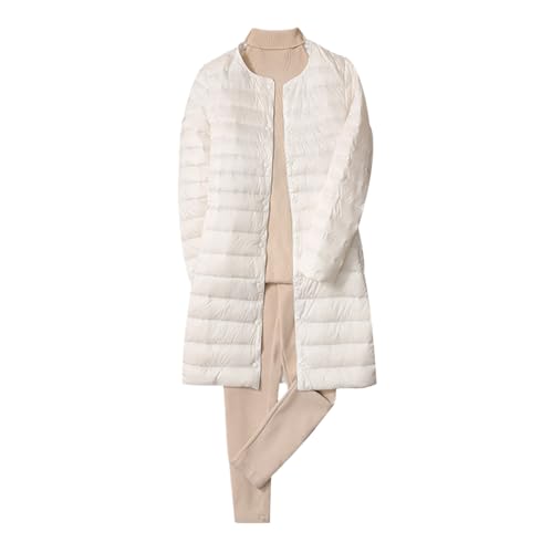 Leichte Daunenjacke Damen Lang Puffer Jacke Ultraleichte Long Steppjacke Damen Lang Leichter Steppmantel Damen Leicht Daunenmantel Puffer Mantel Damen Down Jacket Women Lange Daunenjacke Damen Weiß L Leichte Daunenjacke Damen Lang Puffer Jacke Ultraleichte Long Steppjacke Damen Lang Leichter Steppmantel Damen Leicht Daunenmantel Puffer Mantel Damen Down Jacket Women Lange Daunenjacke Damen Weiß L von HAXNOHEY