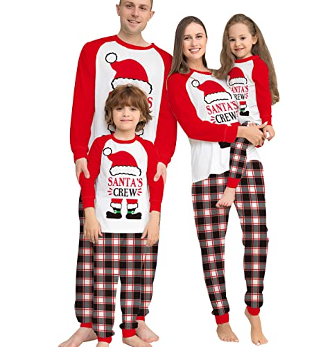 Weihnachts Schlafanzug Familie Family Christmas Pajamas Ugly Matching Christmas Pyjamas Set Xmas Pyjama Couple Family Mutter Tochter Familien Pyjama Schlafanzüge Weihnachten Familie Damen Kinder von HAXNOHEY