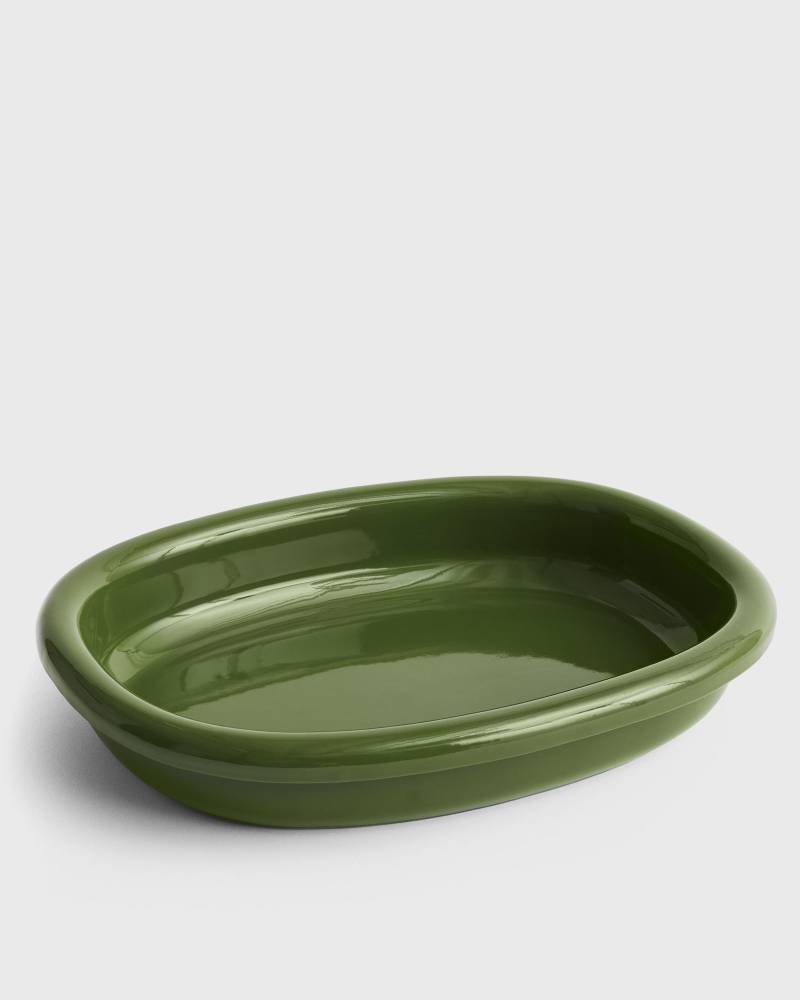 HAY Barro Oval Dish men Home deco green in Größe:ONE SIZE von HAY