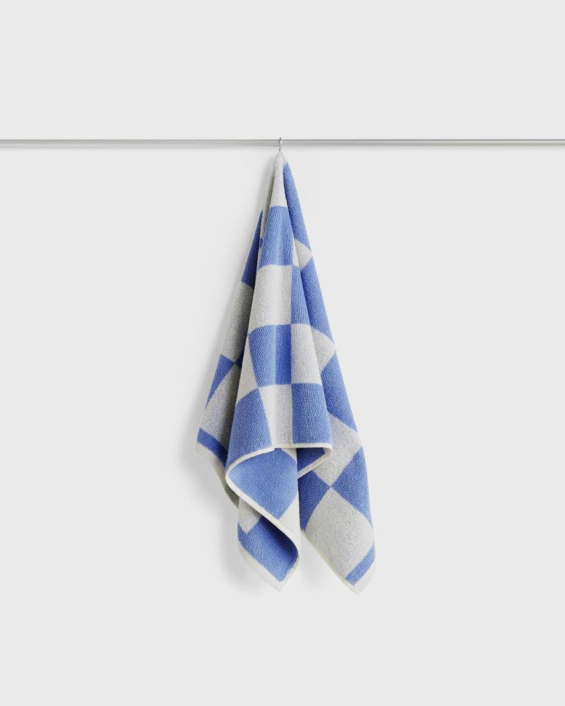 HAY Check Hand Towel men Bathing blue|beige in Größe:ONE SIZE von HAY