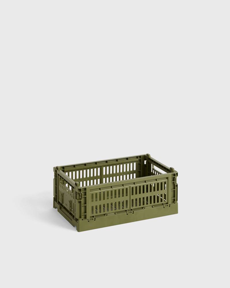 HAY Colour Crate Small men Home deco green in Größe:ONE SIZE von HAY