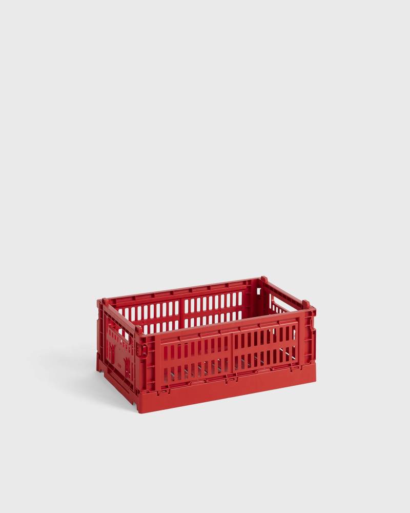 HAY Colour Crate Small men Home deco red in Größe:ONE SIZE von HAY
