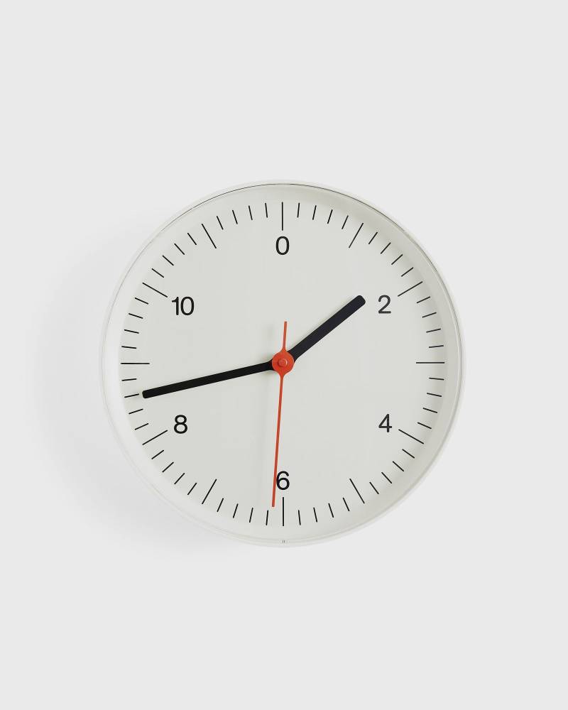 HAY Wall Clock men Home deco white in Größe:ONE SIZE von HAY