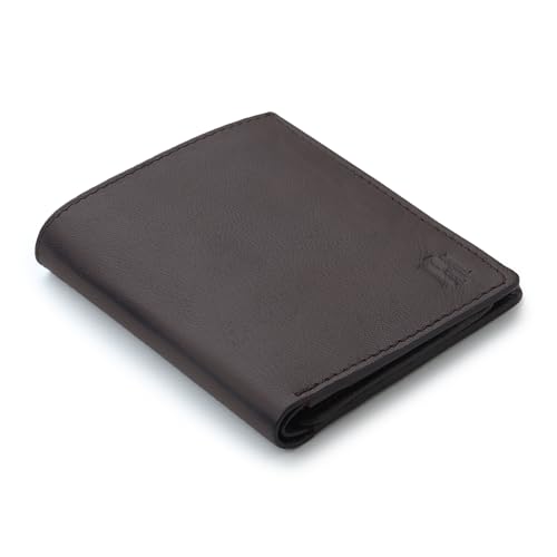 HAYES LONDON Geldbörse aus echtem Leder für Herren, Original Geldbörse mit RFID-Blockierung, Bifold Geldbörse mit 8 Fächern, Dunkelbraun, Casual HAYES LONDON Geldbörse aus echtem Leder für Herren, Original Geldbörse mit RFID-Blockierung, Bifold Geldbörse mit 8 Fächern, Dunkelbraun, Casual von HAYES LONDON