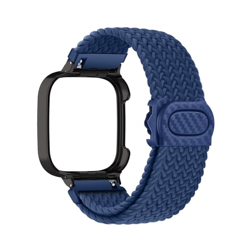Geflochtenes Armband Kompatibel für Redmi Watch 3 Active Armbänder für Damen Herren Ersatzarmband Solo Loop für Redmi Watch 3 Active Armband Nylon Sport Band für Redmi Watch 3 Active (G,Nylon) von HAZARA