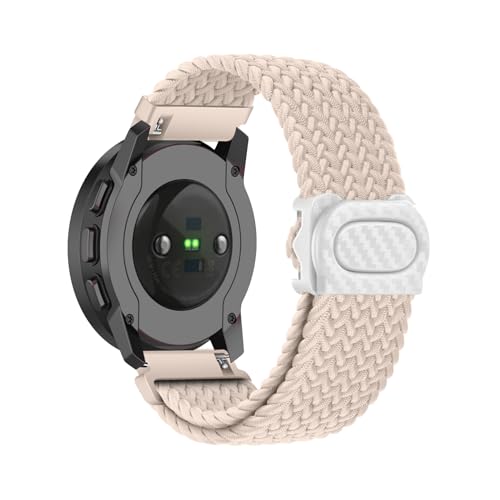 Geflochtenes Armband Kompatibel für Suunto 9 Peak Armbänder für Damen Herren Ersatzarmband Solo Loop für Suunto 9 Peak Armband Nylon Sport Elastisches Band für Suunto 9 Peak (N,Nylon) von HAZARA