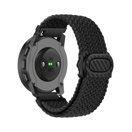 Geflochtenes Armband Kompatibel für Suunto 9 Peak Armbänder für Damen Herren Ersatzarmband Solo Loop für Suunto 9 Peak Armband Nylon Sport Elastisches Band für Suunto 9 Peak (X,Nylon) von HAZARA