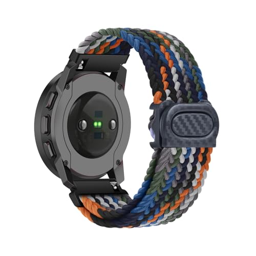 Geflochtenes Armband Kompatibel für Suunto 9 Peak Armbänder für Damen Herren Ersatzarmband Solo Loop für Suunto 9 Peak Armband Nylon Sport Elastisches Band für Suunto 9 Peak (Z,Nylon) von HAZARA