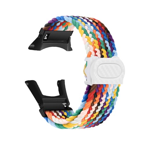 Geflochtenes Armband Kompatibel für Suunto Ambit Armbänder für Damen Herren Ersatzarmband Solo Loop für Suunto Ambit Armband Nylon Sport Elastisches Band für Suunto Ambit (C,Nylon) von HAZARA
