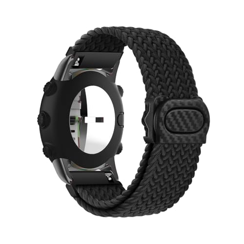 Geflochtenes Armband Kompatibel für Suunto Core Armbänder für Damen Herren Ersatzarmband Solo Loop für Suunto Core Armband Nylon Sport Elastisches Band für Suunto Core (Z,Nylon) von HAZARA