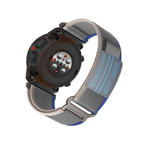 HAZARA Nylon Armband Kompatibel mit Polar Grit X Armbänder Sport Armband für Damen Herren Sportarmband Adjustable Textil Loop Ersatzarmband für Polar Grit X (K,Nylon) von HAZARA