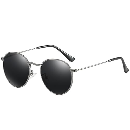 Klassische Ray-Cut-Sonnenbrille for Damen, polarisierte Modebrille, runde Sonnenbrille for Herren, UV-Schutz A (Farbe : 7) von HAZARA