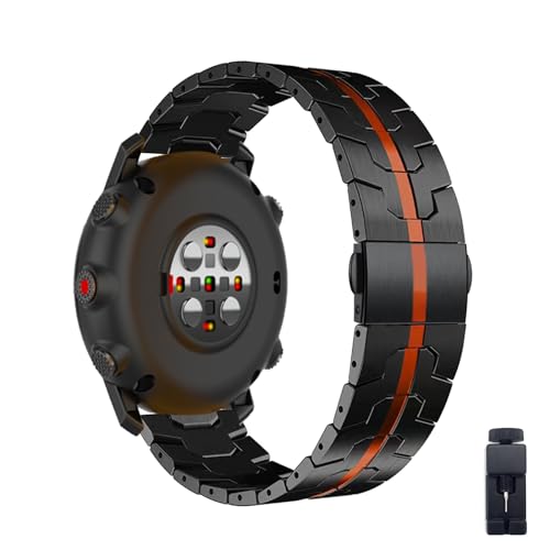 Metall Armband Kompatibel für Polar Grit X/Grit X Pro Edelstahl Armband mit Herren Damen Ersatzarmband mit Polar Grit X/Grit X Pro Uhrenarmbänder Metall Band für Polar Grit X Pro (B,22mm) von HAZARA