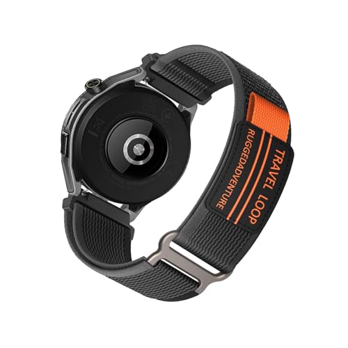 Nylon Armband Kompatibel mit Amazfit Balance Armbänder Sport Armband für Damen Herren Sportarmband Adjustable Textil Loop Ersatzarmband für Amazfit Balance (A,Nylon) von HAZARA