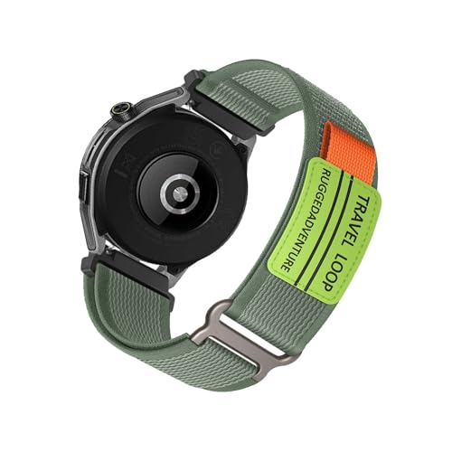 Nylon Armband Kompatibel mit Amazfit Balance Armbänder Sport Armband für Damen Herren Sportarmband Adjustable Textil Loop Ersatzarmband für Amazfit Balance (D,Nylon) von HAZARA