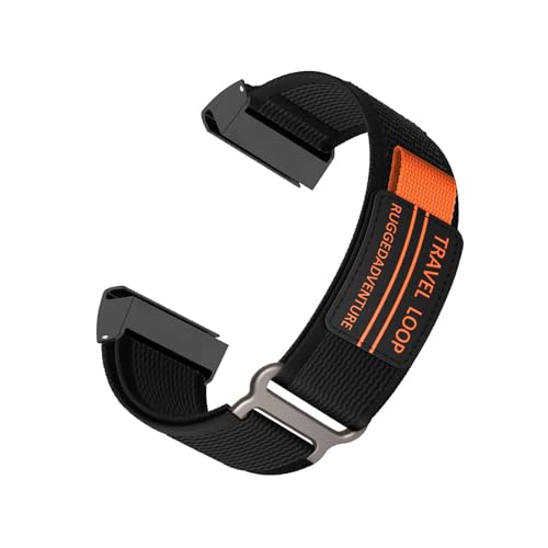 Nylon Armband Kompatibel mit Amazfit Falcon Armbänder Sport Armband für Damen Herren Sportarmband Adjustable Textil Loop Ersatzarmband für Amazfit Falcon (E,Falcon) von HAZARA