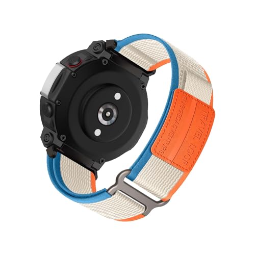 Nylon Armband Kompatibel mit Amazfit T-Rex 2 Armbänder Sport Armband für Damen Herren Sportarmband Adjustable Textil Loop Ersatzarmband für Amazfit T-Rex 2 (A,Nylon) von HAZARA