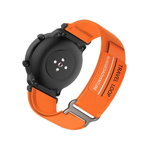 Nylon Armband Kompatibel mit COROS PACE 3 Armbänder Sport Armband für Damen Herren Sportarmband Adjustable Textil Loop Ersatzarmband für COROS PACE 3 (B,Nylon) von HAZARA