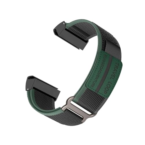 Nylon Armband Kompatibel mit Garmin Forerunner 955|935|945 Armbänder Sport Armband für Damen Herren Sportarmband Adjustable Textil Loop Ersatzarmband für Garmin Forerunner 955|935|945 (f,Nylon) von HAZARA