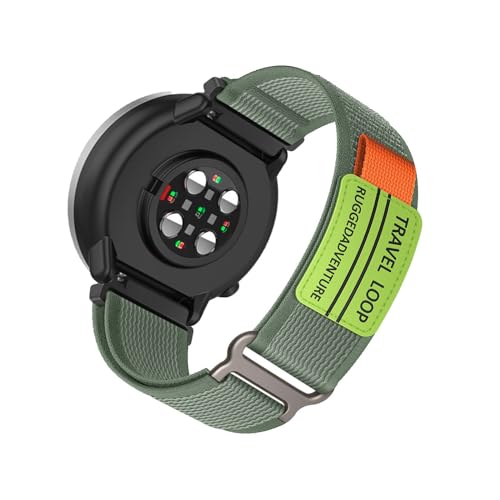 Nylon Armband Kompatibel mit Polar Ignite 3 Armbänder Sport Armband für Damen Herren Sportarmband Adjustable Textil Loop Ersatzarmband für Polar Ignite 3 (J,Nylon) von HAZARA