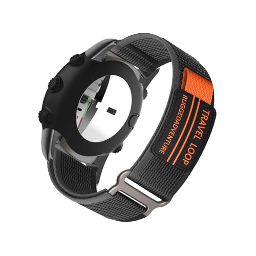 Nylon Armband Kompatibel mit Suunto Core Armbänder Sport Armband für Damen Herren Sportarmband Adjustable Textil Loop Ersatzarmband für Suunto Core (b,Nylon) von HAZARA
