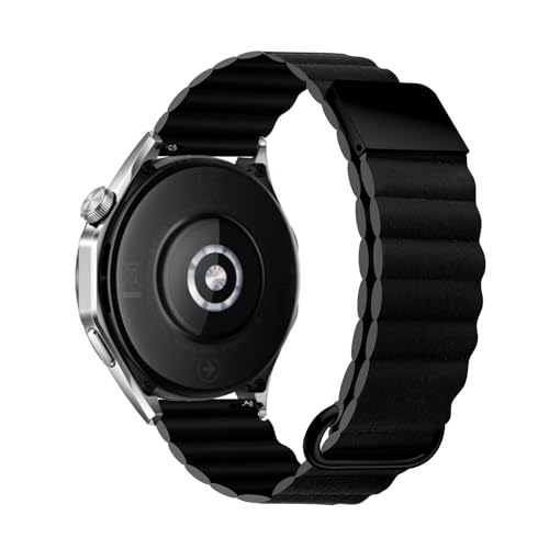 Silikon Armband für Oneplus Watch 2 Magnetisch Armband 20mm Ersatzarmband Sport Silikon Weiches Armbänder mit Oneplus Watch 2 mit Herren Damen Sportarmband mit Oneplus Watch 2 Ersatzband (h,m) von HAZARA