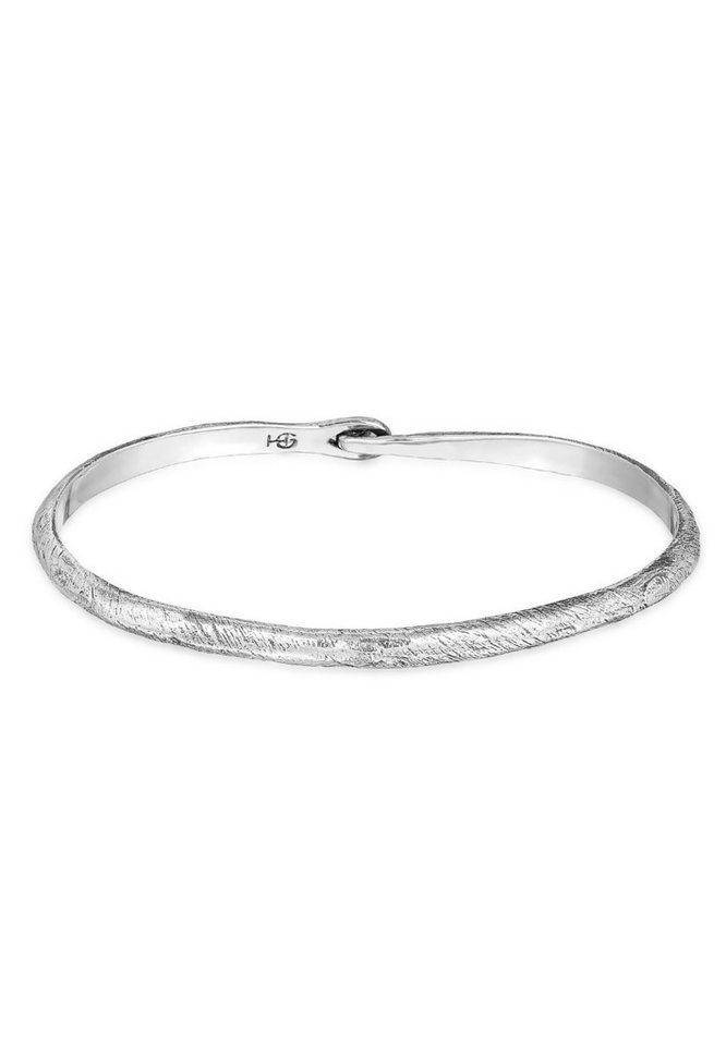 HAZE & GLORY Armreif Armreif - Hook Small gehämmert 925 Silber (kein Set) von HAZE & GLORY