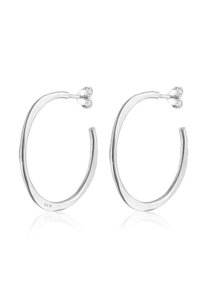 HAZE & GLORY Paar Creolen Creolen Ohrstecker - Everyday 925 Silber von HAZE & GLORY