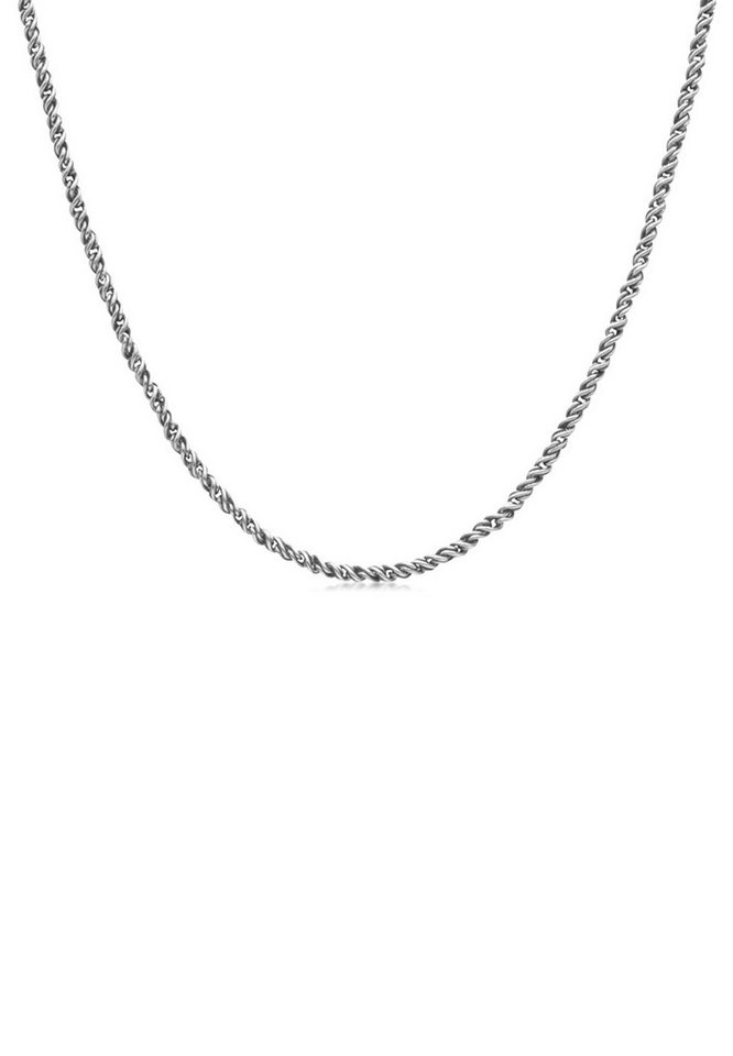 HAZE & GLORY Silberkette Premium Kordelkette Twisted 925 Sterling Silber, Twisted von HAZE & GLORY