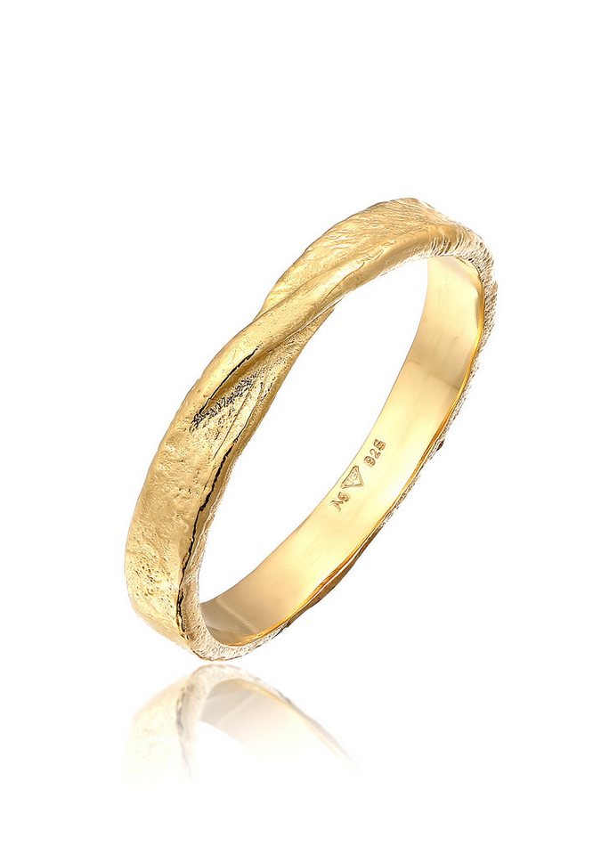 HAZE & GLORY Silberring Herren Bandring - Twisted 925 Silber von HAZE & GLORY