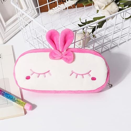 1Pcs Kawaii Cartoon Bleistift Fall Plüsch Nette Griff Bleistift Fall Schule Liefert Bleistift Tasche für Junge Mädchen Schreibwaren Beutel von HAssy