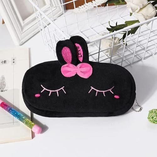 1Pcs Kawaii Cartoon Bleistift Fall Plüsch Nette Griff Bleistift Fall Schule Liefert Bleistift Tasche für Junge Mädchen Schreibwaren Beutel von HAssy