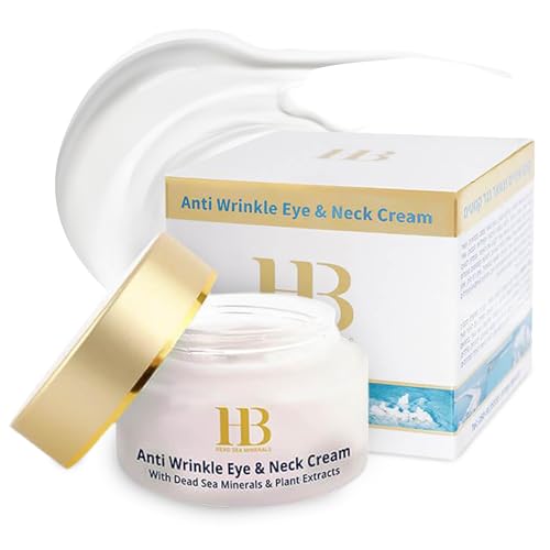 HB Dead Sea Minerals Anti Wrinkle Eye & Neck Cream – Hydrating & Firming gesichtscreme damen | moisturizer face & gesichtspflege | anti aging creme frauen | 50ml HB Dead Sea Minerals Anti Wrinkle Eye & Neck Cream – Hydrating & Firming gesichtscreme damen | moisturizer face & gesichtspflege | anti aging creme frauen | 50ml von HB DEAD SEA MINERALS