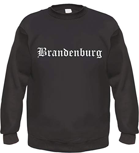 Brandenburg Sweatshirt - Altdeutsch - Bedruckt - Pullover 2XL Schwarz von HB_Druck