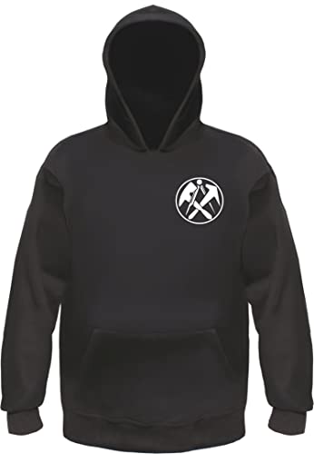 Dachdecker Kapuzensweatshirt - Bedruckt - Hoodie Kapuzenpullover 4XL Schwarz von HB_Druck