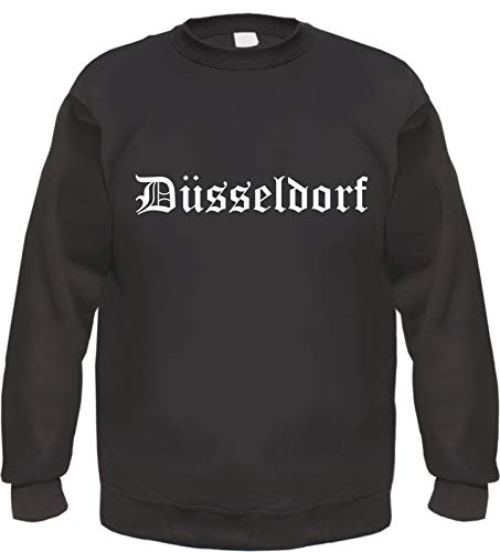 Düsseldorf Sweatshirt - Altdeutsch - Bedruckt - Pullover 4XL Schwarz von HB_Druck