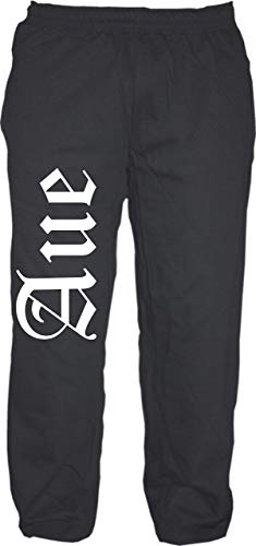 HB_Druck AUE Jogginghose - Altdeutsch - Sweatpants - Jogger - Hose Schwarz M von HB_Druck