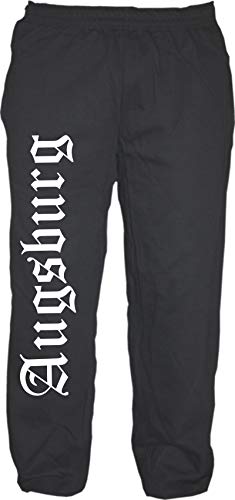 HB_Druck Augsburg Jogginghose - Altdeutsch - Sweatpants - Jogger - Hose Schwarz L von HB_Druck