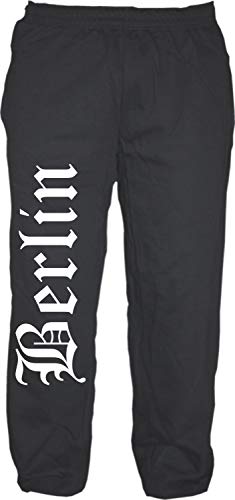 HB_Druck Berlin Jogginghose - Altdeutsch - Sweatpants - Jogger - Hose Schwarz 2XL von HB_Druck