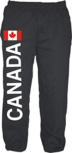 HB_Druck Canada Jogginghose - Sweatpants - Jogger - Hose L Schwarz von HB_Druck