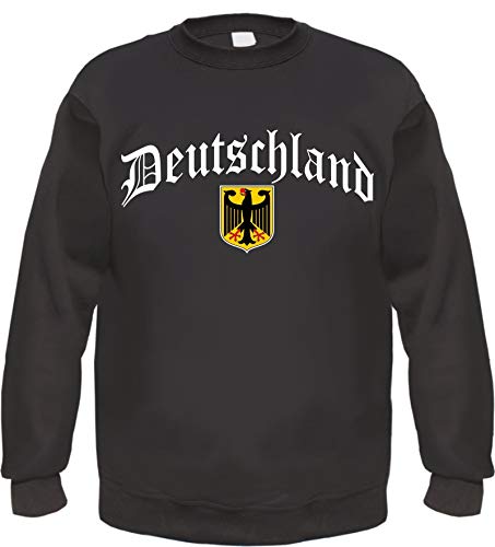 HB_Druck Deutschland Sweatshirt Pullover 3XL Schwarz von HB_Druck