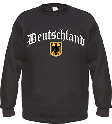 HB_Druck Deutschland Sweatshirt Pullover M Schwarz von HB_Druck
