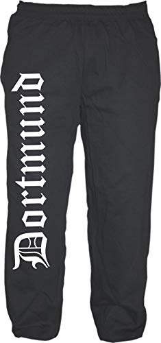 HB_Druck Dortmund Jogginghose - Altdeutsch - Sweatpants - Jogger - Hose L Schwarz von HB_Druck