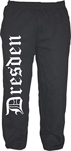 HB_Druck Dresden Jogginghose - Altdeutsch - Sweatpants - Jogger - Hose M Schwarz von HB_Druck