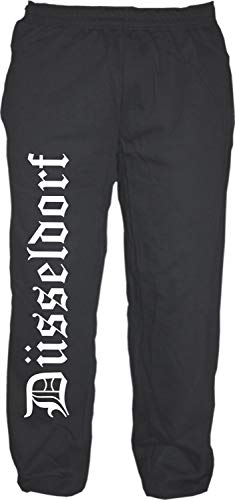 HB_Druck Düsseldorf Jogginghose - Altdeutsch - Sweatpants - Jogger - Hose Schwarz XL von HB_Druck