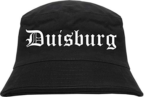 HB_Druck Duisburg Fischerhut - Bucket Hat S/M Schwarz von HB_Druck